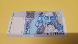 50 Slovenských Korun Banknote, Sammlerstück,