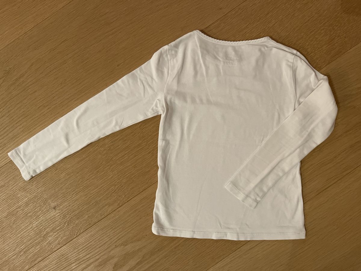 H&M Hemden, T-Shirts & Polos: Basic Organic Cotton Long Sleeve Top, Size 110/116 – Gebraucht aus Planken von R4gskL7 2