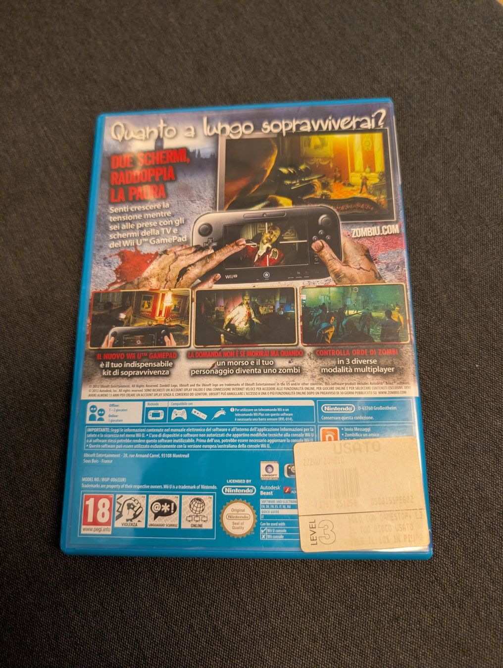 Giochi: Zombi u Nintendo Wii u – Usato da Giubiasco venduto da Ticinerd 1