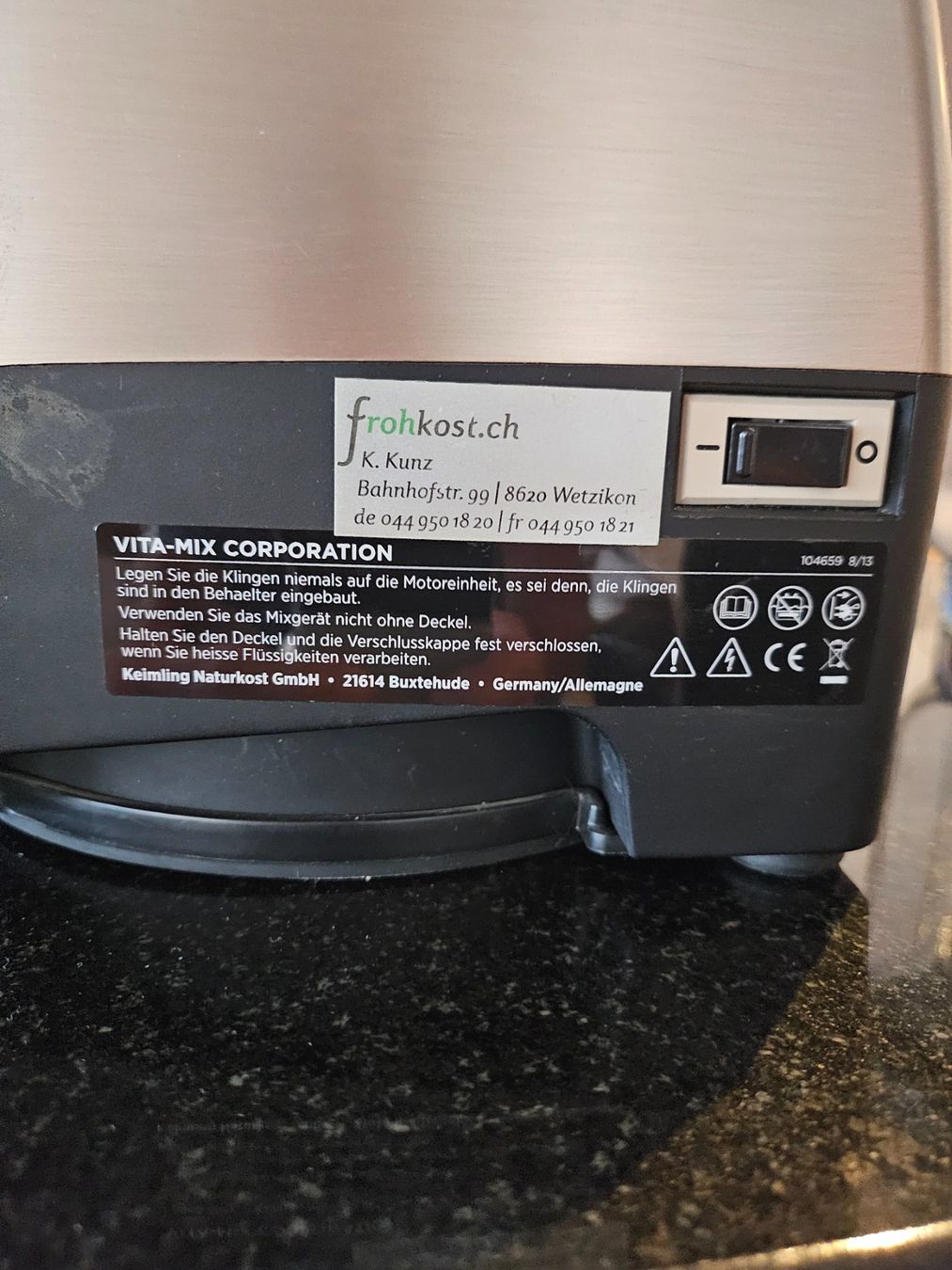 Vitamix Elettrodomestici da cucina: VITAMIX PRO SERIE 750 – Usato da Bilten venduto da dds_vj56 3