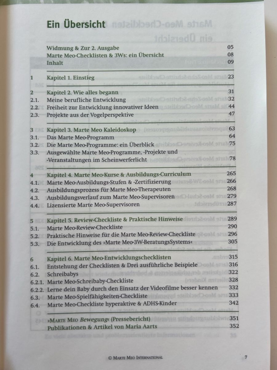Bücher: Marte Meo Ein Handbuch, 2. Ausg. Maria Aarts – Gebraucht aus Schliern b. Köniz von Corinu59 3