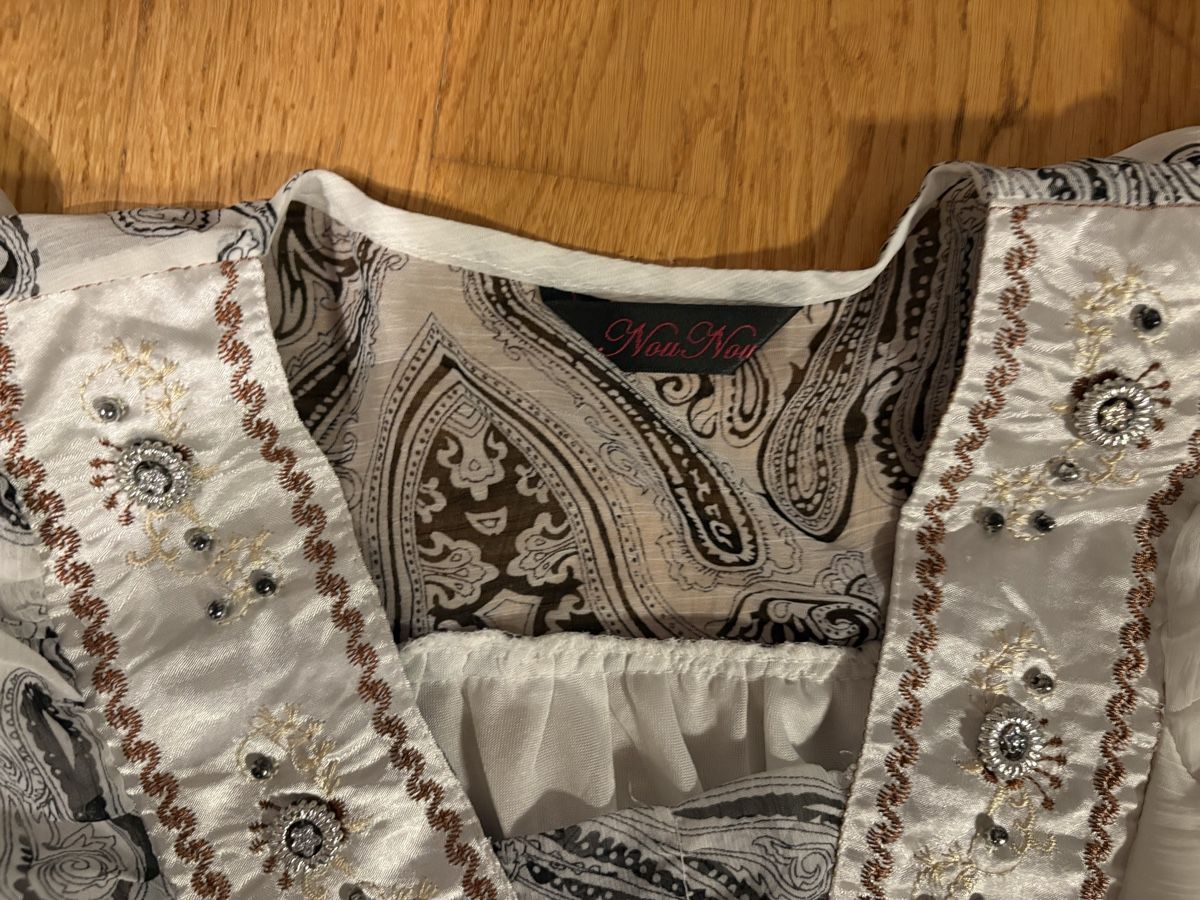 Vestiti: Kleid mit Paisleymuster, Grösse M – Usato da Beromünster venduto da msklef 4
