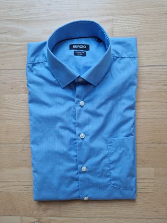 Hellblaues Hemd, Sergio, Gr. 41 Classic Fit