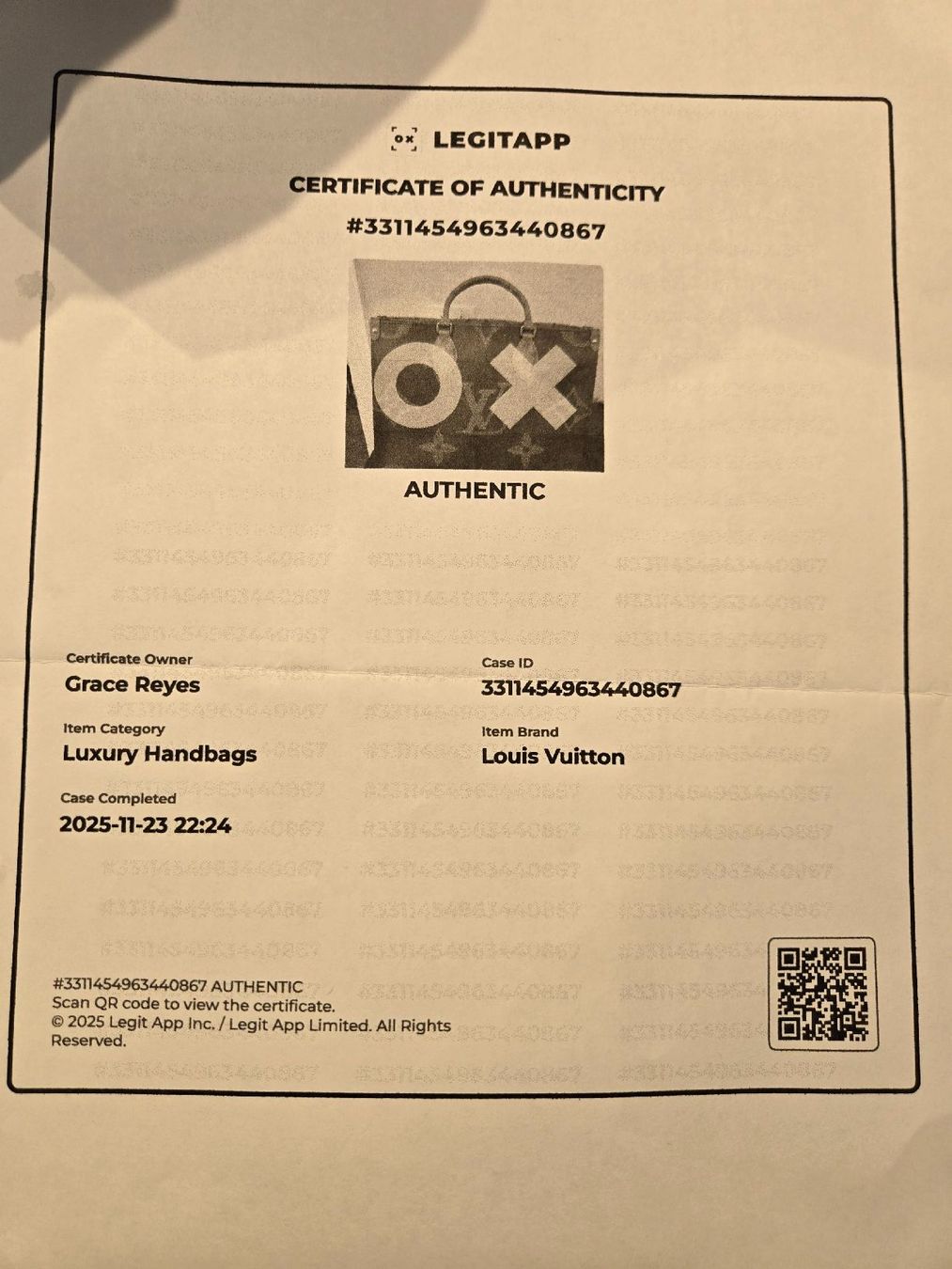 Louis Vuitton Taschen für Damen: Louis Vuitton Luxury Handbag W/Certificate of Authenticity – Neu (gemäss Beschreibung) aus Wettingen von gra_2bwk 2
