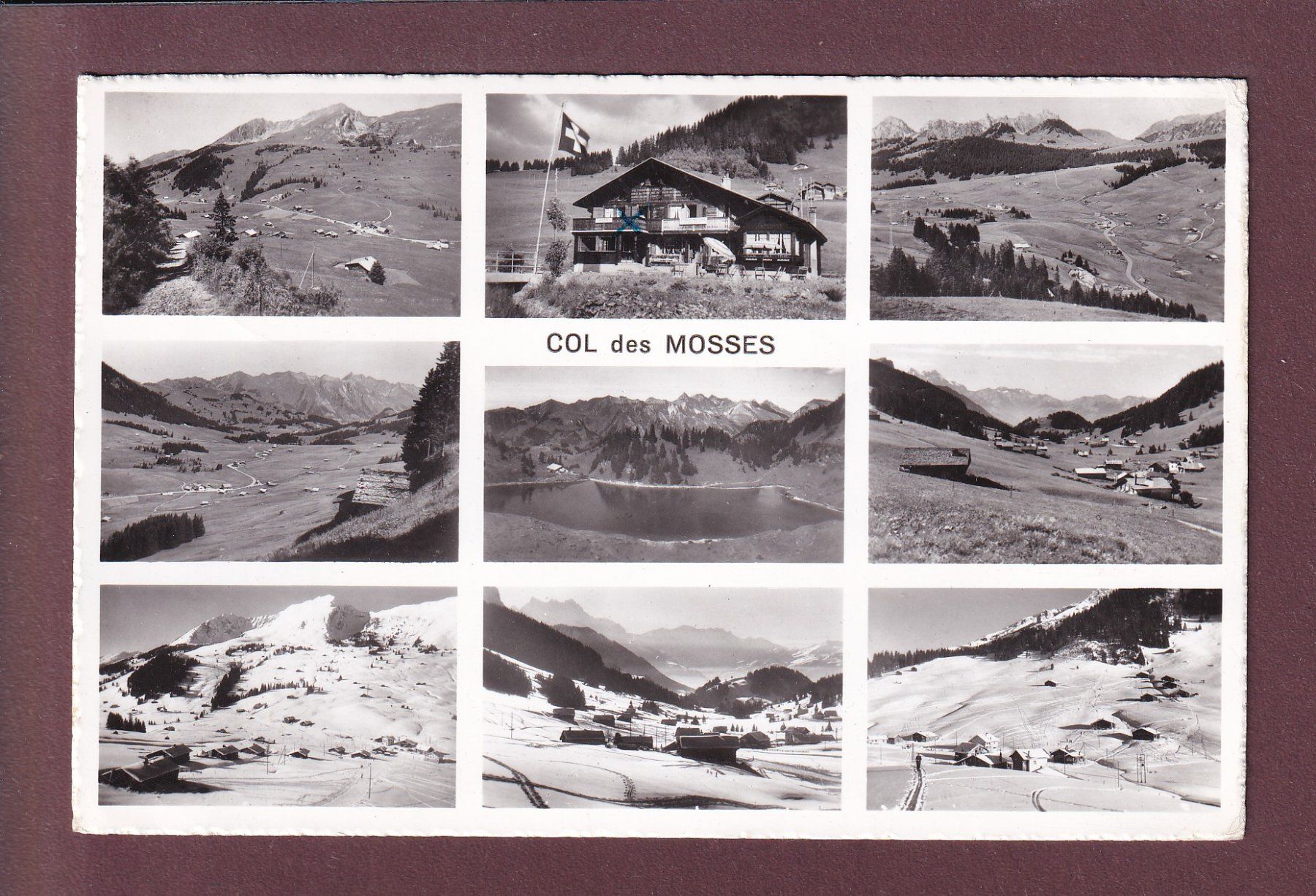 Cartes postales: COL DES MOSSES - 9 images - 1960 – D'occasion à Pully par nicecards