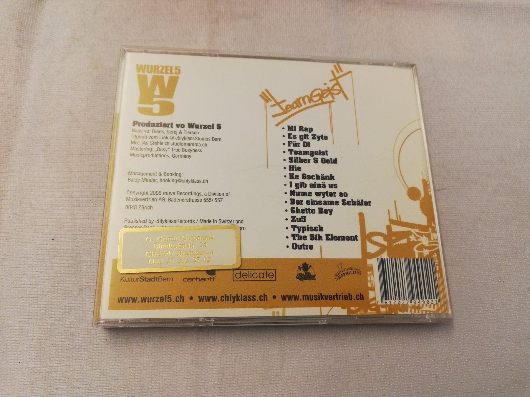 CDs: WURZEL5 - TEAMGEIST – D'occasion à Bern par Vinylsound.ch 1