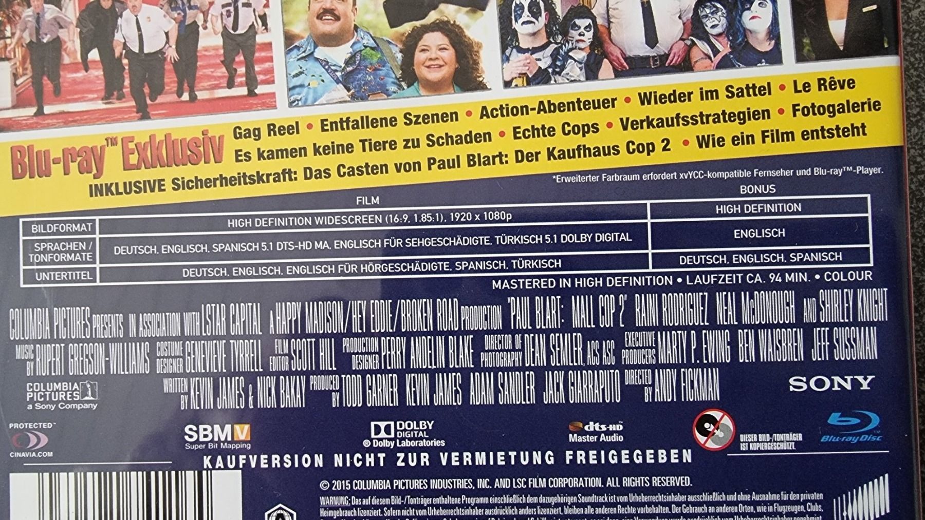 Alle DVDs: Blu Ray - Der Kaufhaus Cop 2 / Kevin James – Gebraucht aus Oetwil am See von fineli2 1