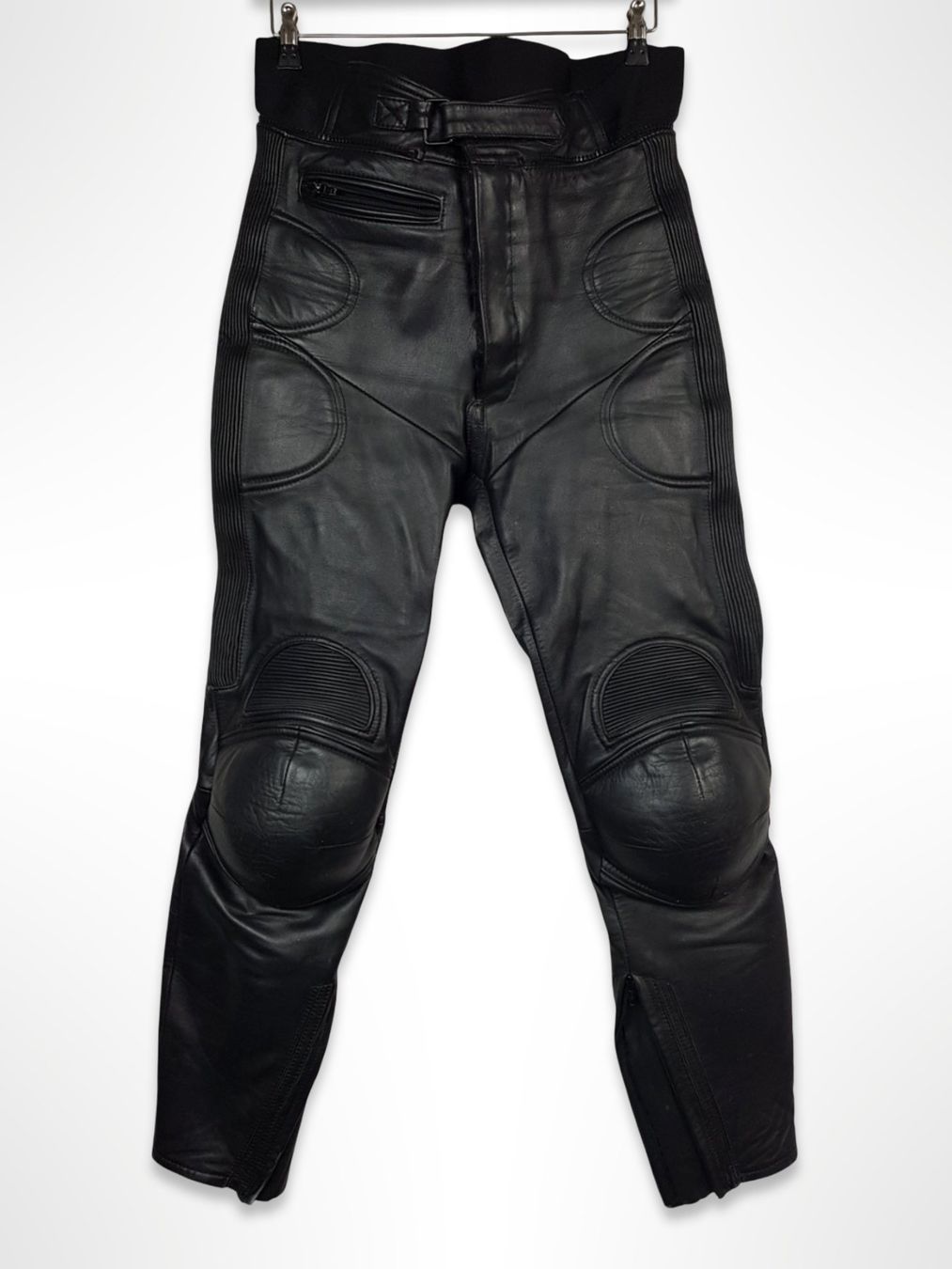 IXS Pantaloni: iXS Motorradhose Gr. 50, Echtes Leder schwarz – Usato da Suhr venduto da Restwert_Suhr
