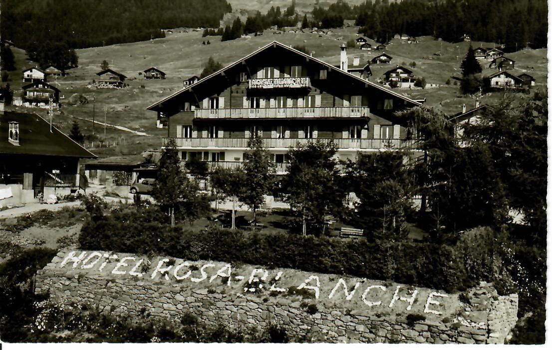 Ansichtskarten: Verbier Hotel Rosa Blanche – Gebraucht aus Hochdorf von Ziegel-16