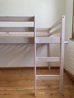 Hochbett Holz weiss lasiert 90x200cm guter Zustand