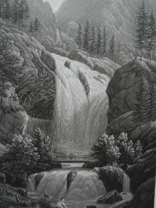 Gravures: Giessbachfall – D'occasion à Risch par Rischli15 1
