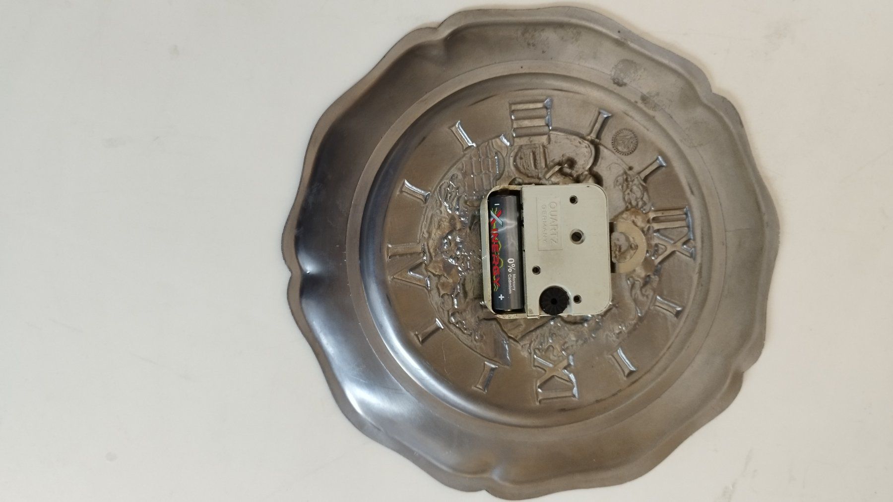Uhren: Wanduhr (Zinnteller) – Gebraucht aus Zollikofen von Reiterglueck 1