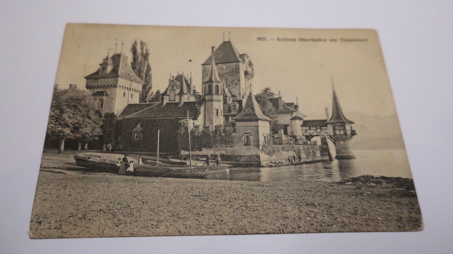 Cartoline postali: Schloss Oberhofen am Thunersee 1909 – Usato da Cormoret venduto da Pascalll2001 1