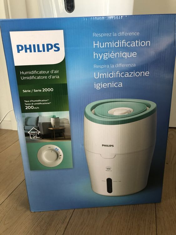 Humidificateur Intelligent Philips HU1510/03 – Sky High Mist, 32h Autonomie, Silencieux, Aromathérapie, 41 M²