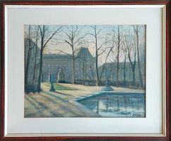 Tableau encadré    Peintre belge Louis Grandel