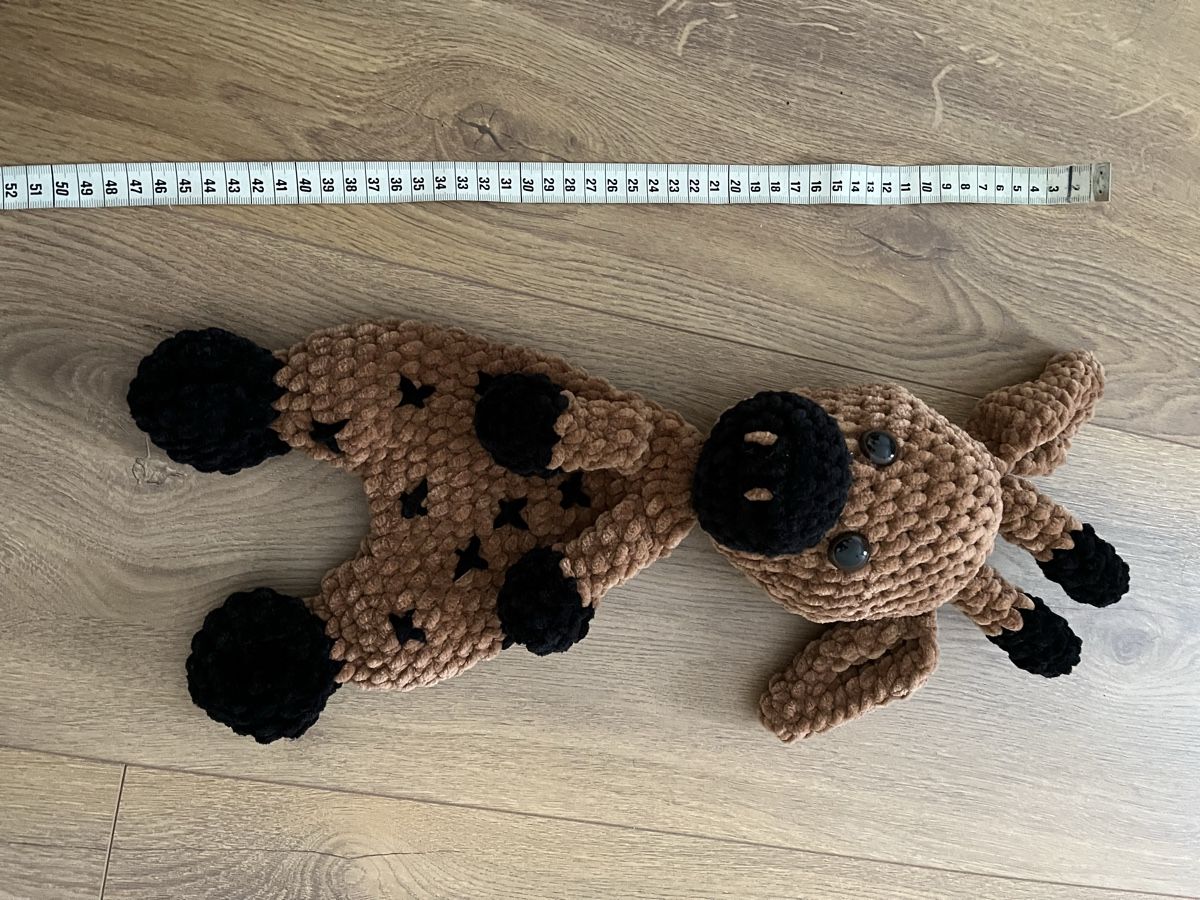 Giocattoli: Gehäkelte Giraffe Braun – Nuovo e nell'imballaggio originale da Orpund venduto da Steinway