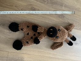 Gehäkelte Giraffe Braun