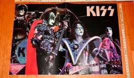 VINTAGE Pop Poster KISS konzert