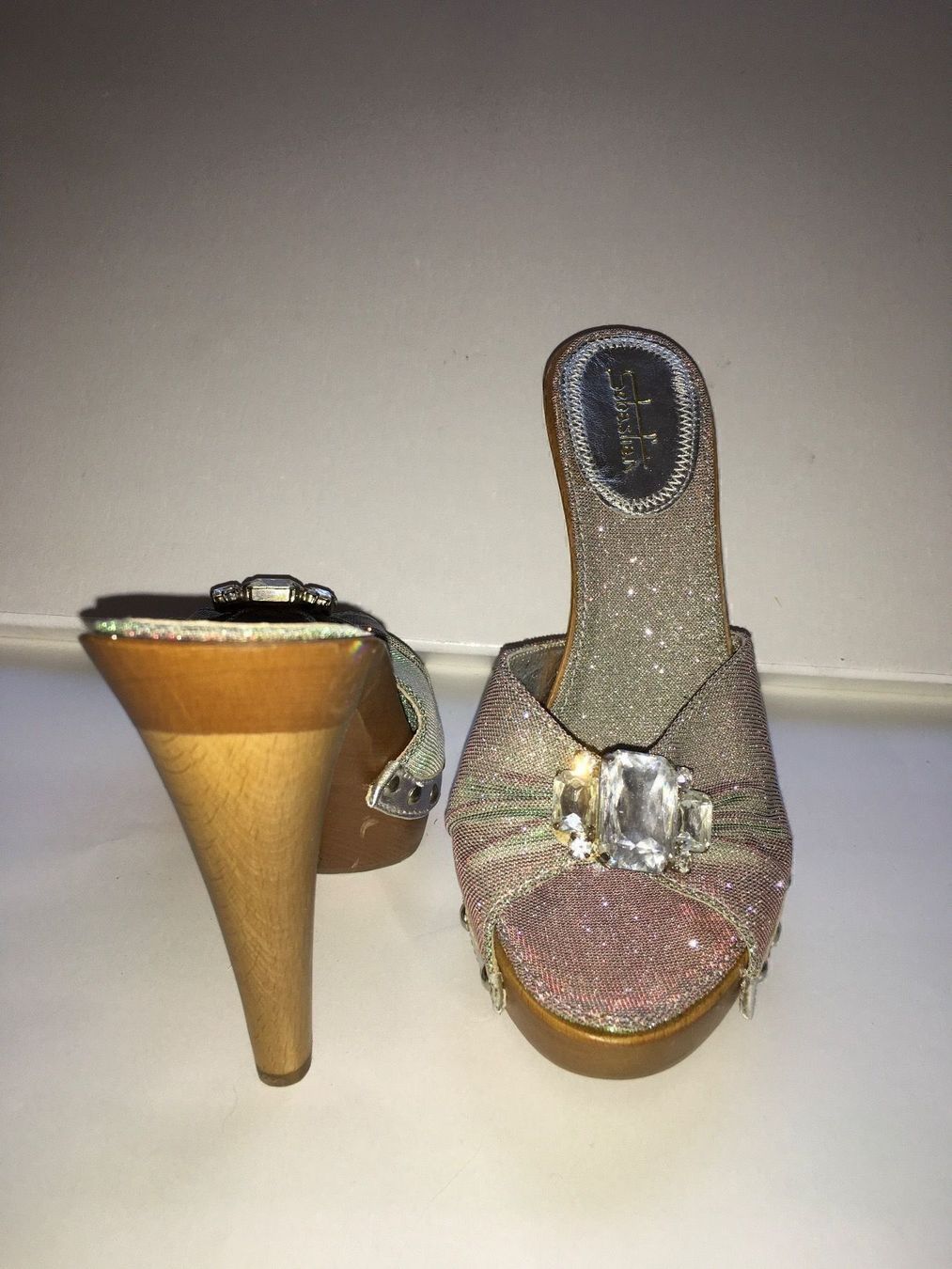 Damenschuhe: Sebastian Pumps /Sandaletten 38 silber – Neu (gemäss Beschreibung) aus Zug von smile060 2