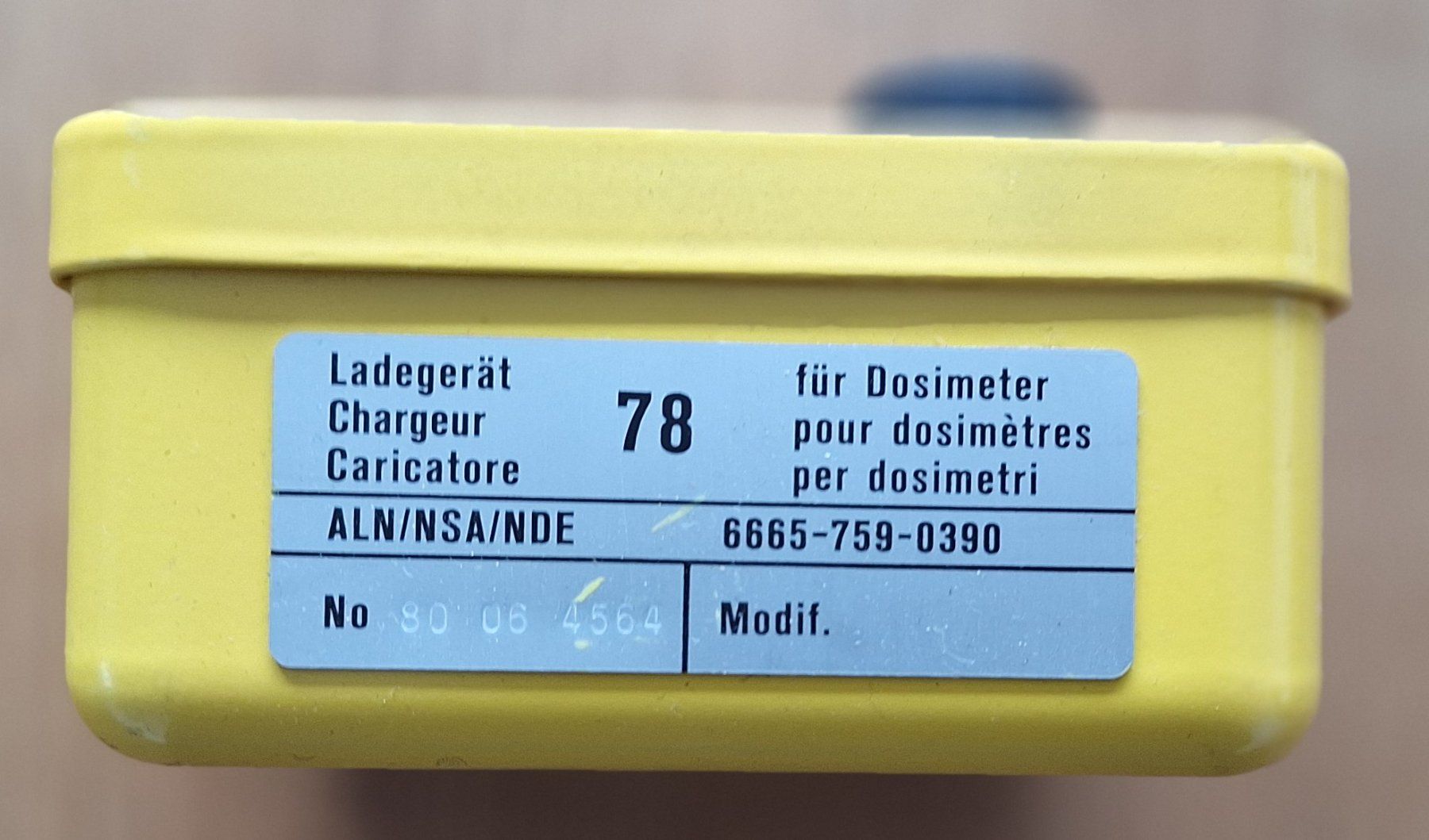 Caricabatterie: Ladegerät 78 zu Dosimeter – Usato da Schaffhausen venduto da Hottschili 1