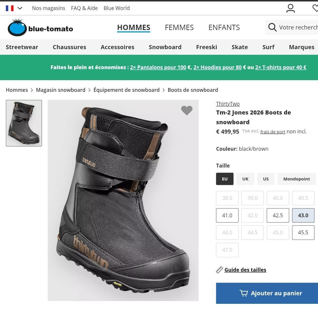 Jones Boards: Chaussure Snowboard Jones 32 t. 43 – Neu (gemäss Beschreibung) aus Montreux von Marieyloba 4