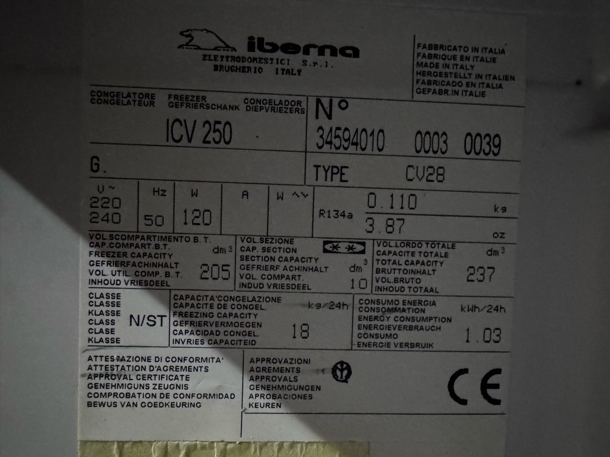 Congelatori: IBERNA Gefrierschrank 205L – Usato da Wiesendangen venduto da Genitiv 5