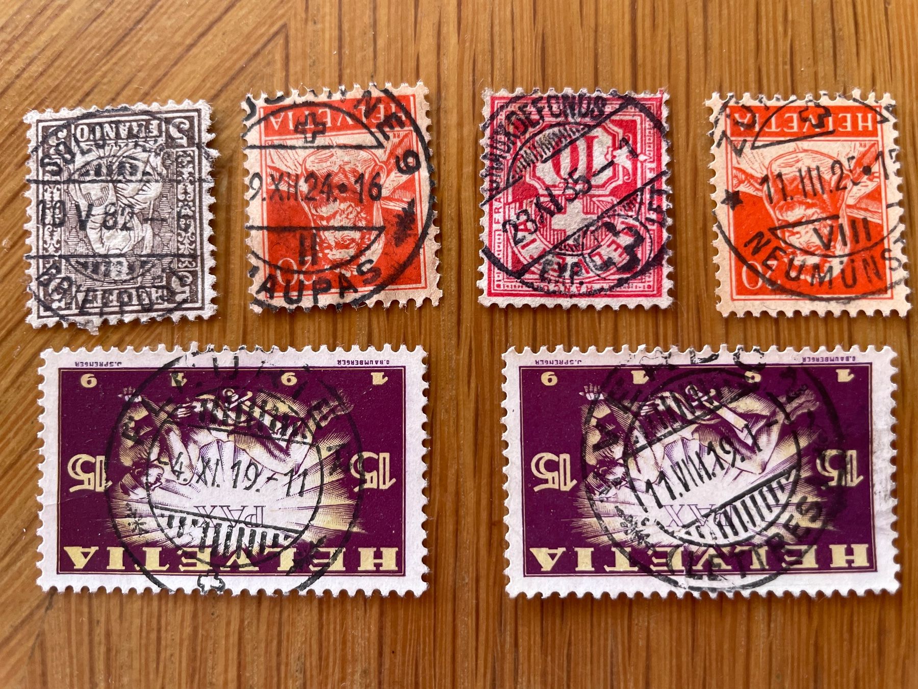 Alle Briefmarken: Oblitérations inversées – Gebraucht aus Sonceboz-Sombeval von Comment2 2