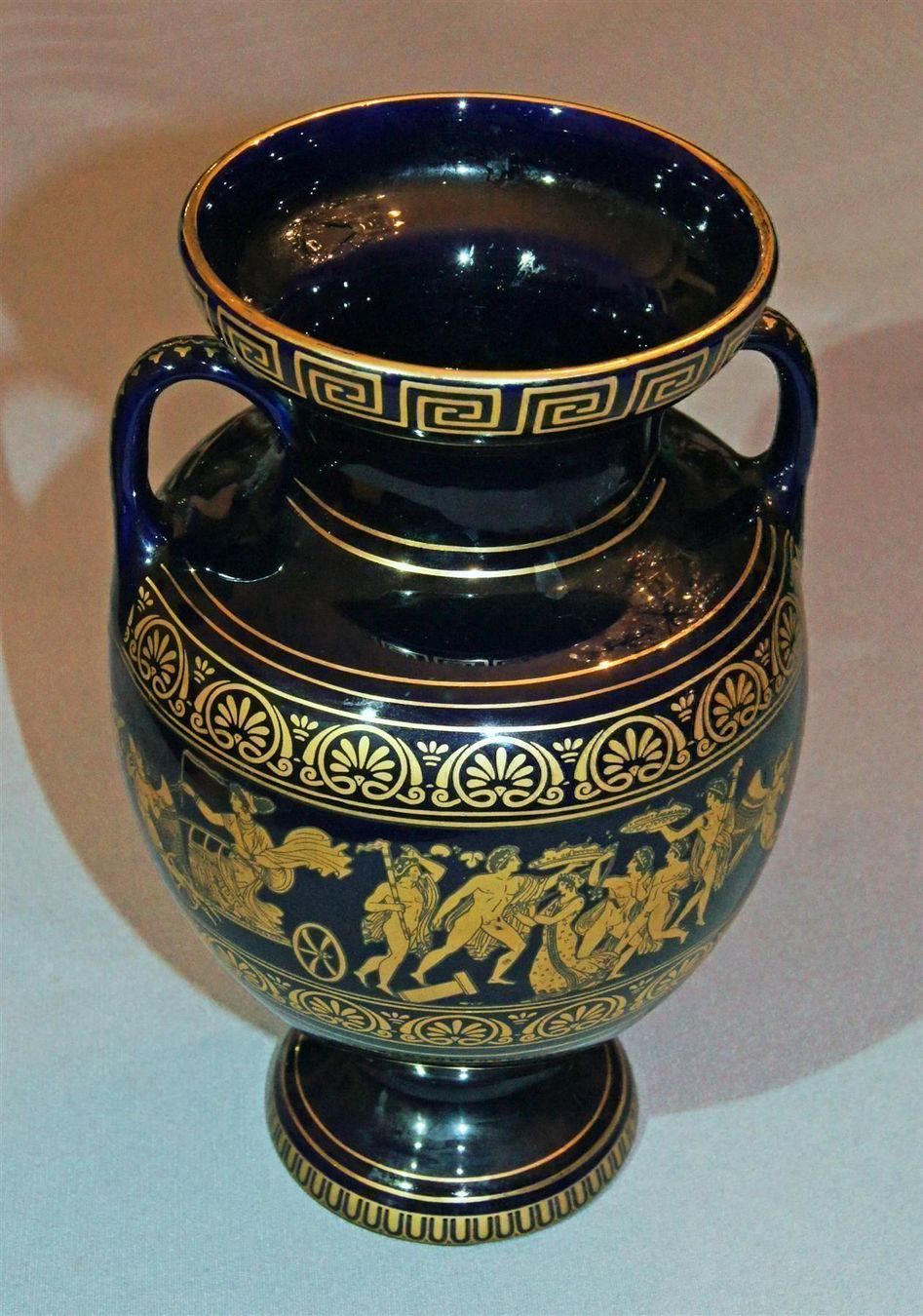 Vasi & Recipienti: Fantastische, grosse, kobaltblaue Amphore/Vase – Usato da Geroldswil venduto da ARTEFACTO