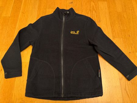 Neuwertige Jack Wolfskin Fleece Jacke für Knaben 140