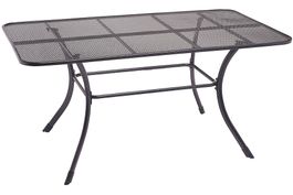 Gartentisch Anthrazit | 160 × 90 × 75 cm