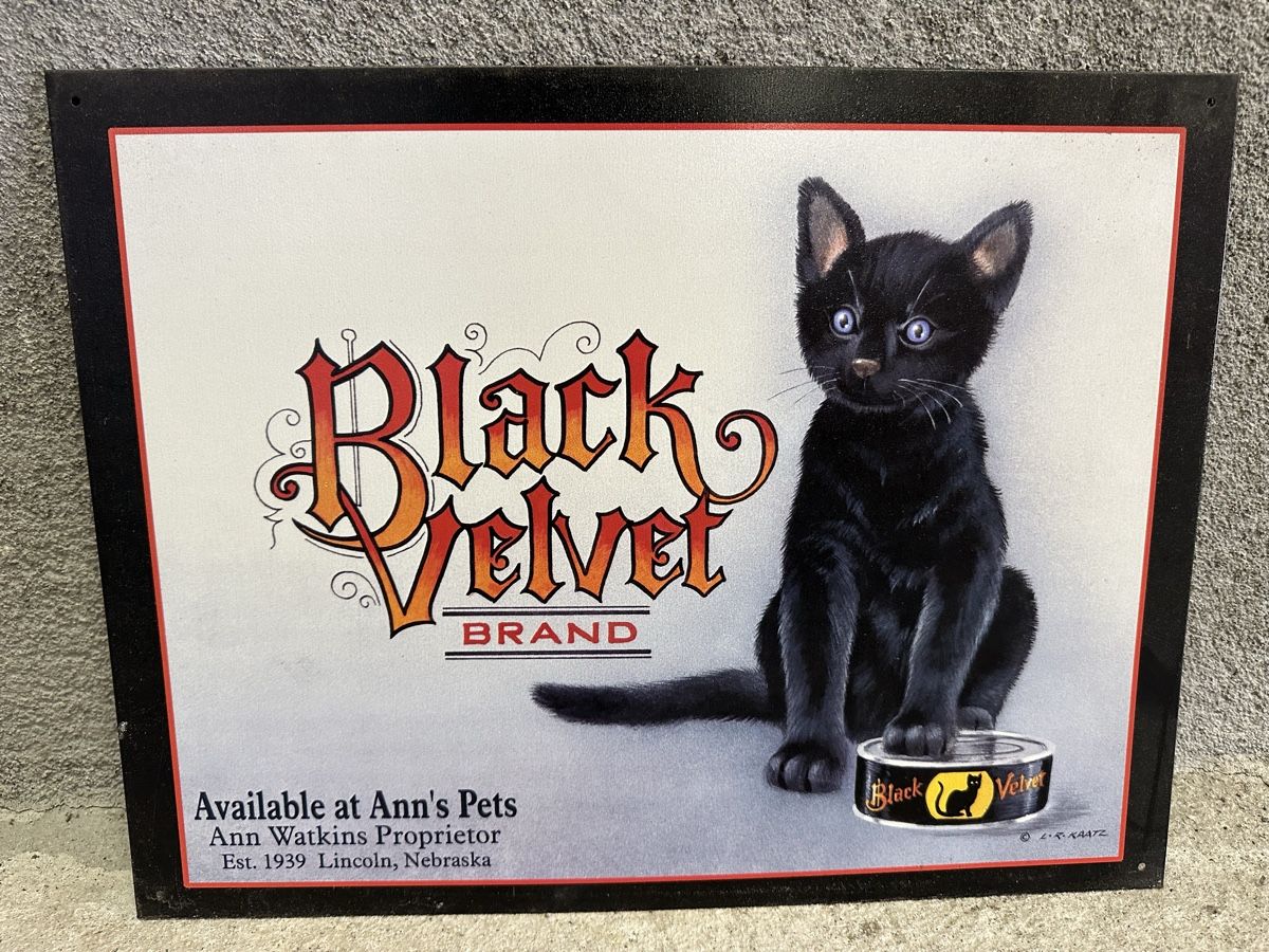Insegne: Black velvet katze – Usato da Reinach AG venduto da rares75