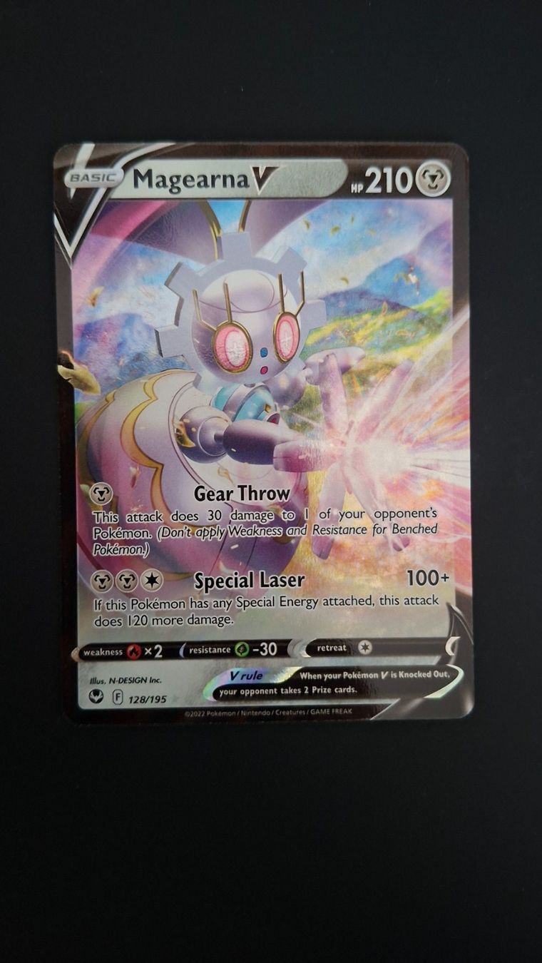 Pokémon Sammelbilder & Trading cards: Magearna V #128 Silver Tempest EN – Gebraucht aus Biasca von Sara_Poke123
