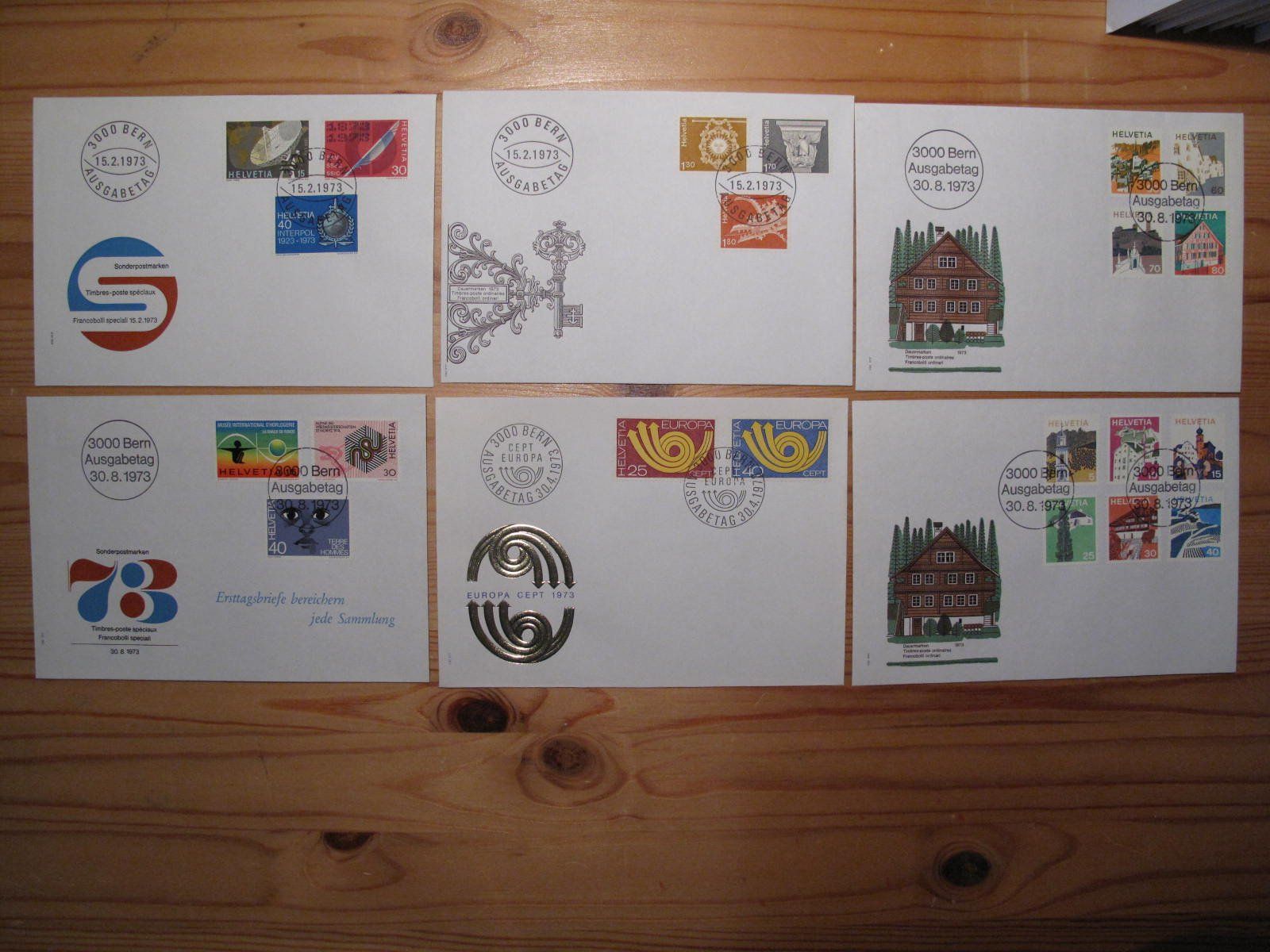 Tutti i francobolli: Schweiz FDC 1973 – Usato da Wil SG venduto da fva01