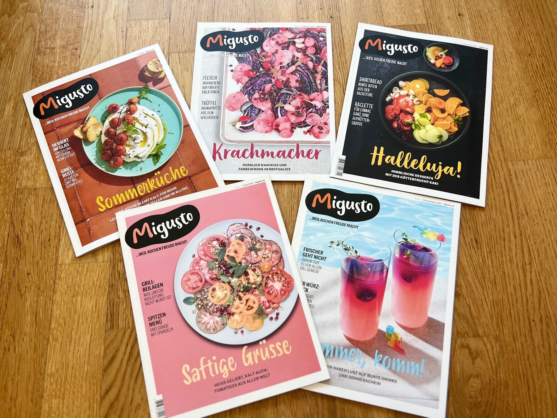 Libri: 5x Migusto Zeitschriften – Usato da Glattpark(Opfikon) venduto da ste_n99y