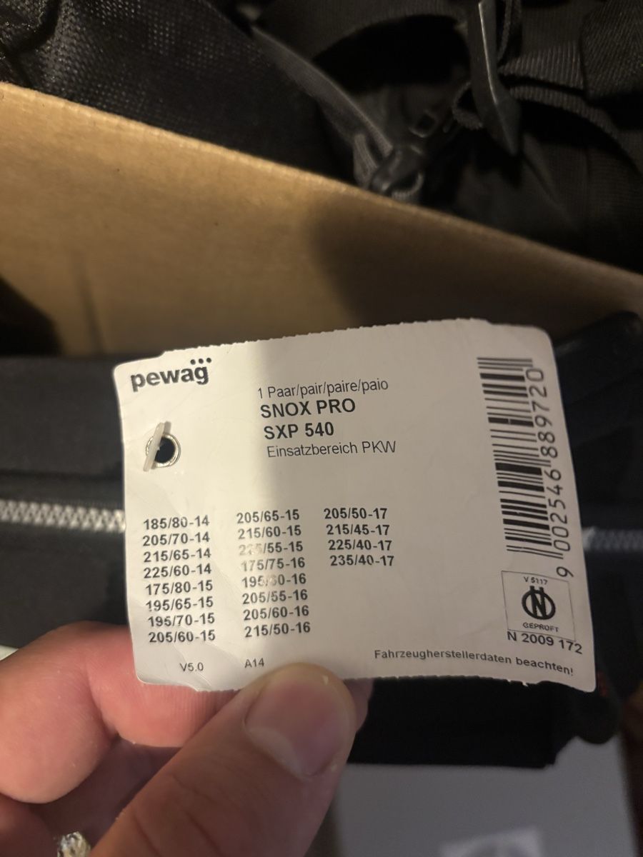 Catene da neve: Schneeketten Pewag Snox pro sxp 540 – Nuovo e nell'imballaggio originale da Oltingen venduto da Dimitree 1