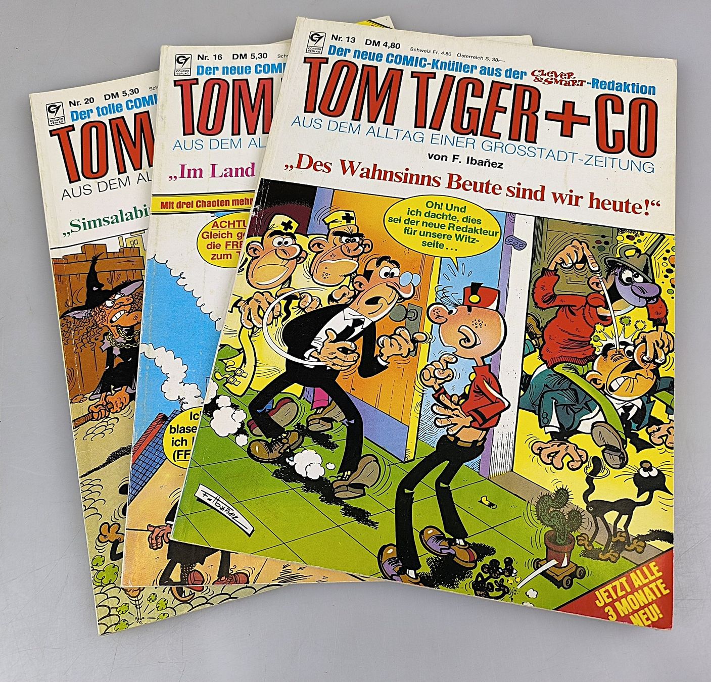 BD: 3 Comic-Hefte "Tom Tiger + Co" – D'occasion à Volketswil par brockipfannenstil