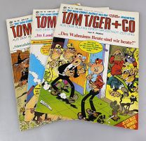 3 Comic-Hefte "Tom Tiger + Co"