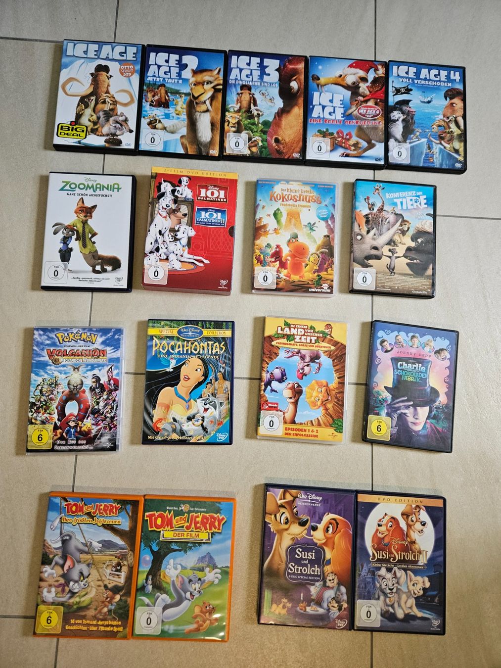 Alle DVDs: DVD-Sammlung für Kids – Gebraucht aus Greifensee von campigotto01
