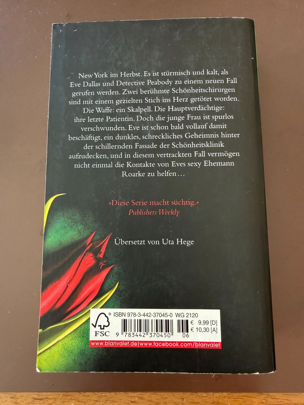 Libri: Stich ins Herz / J.D. Robb / Thriller – Usato da Wetzikon ZH venduto da eri_gy6j 1