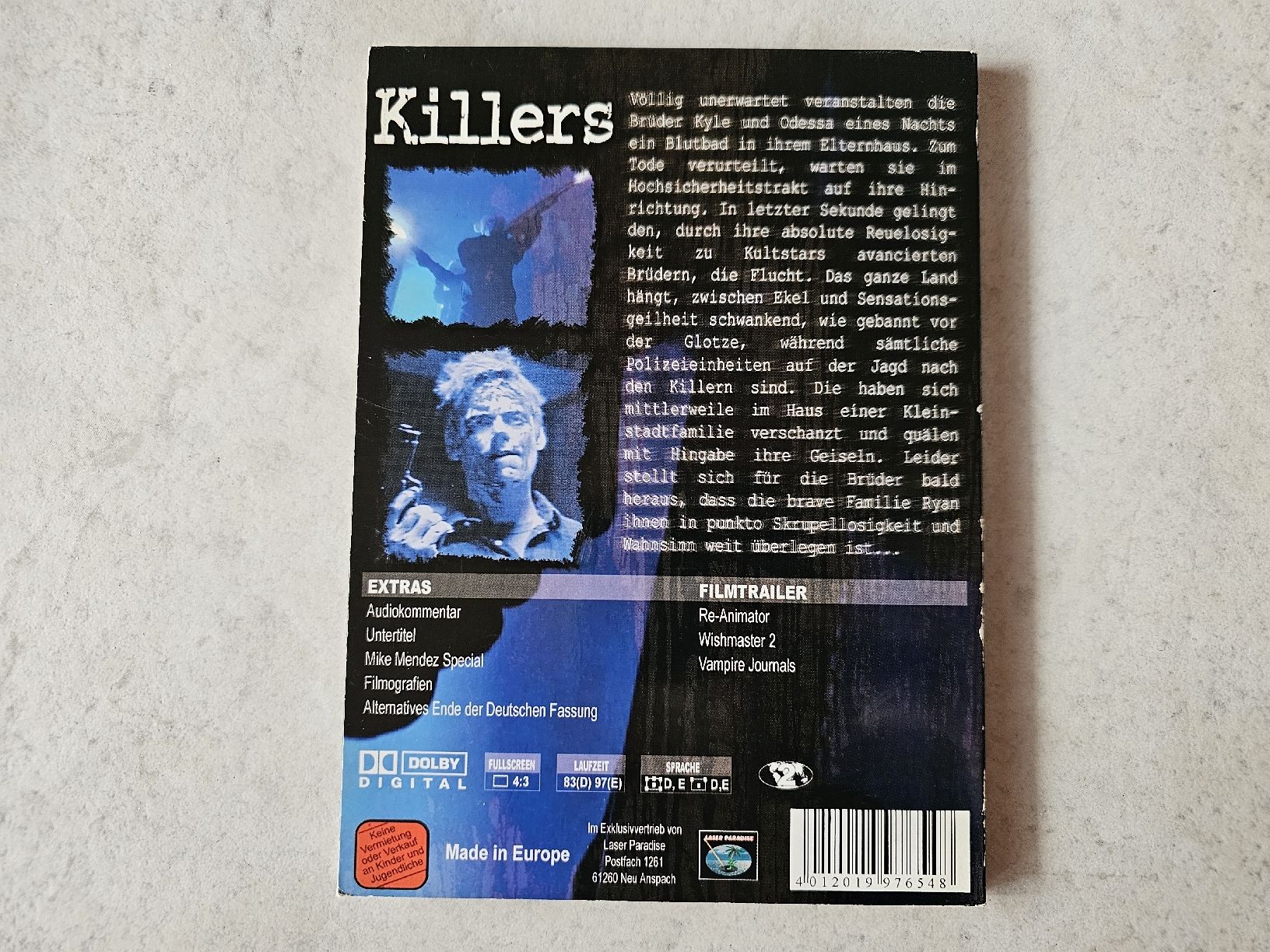 Tous les DVDs: Killers   (Mike Mendez) – D'occasion à Schneisingen par backstore24 1