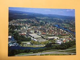 Neuhausen am Rheinfall Panorama Flugaufnahme