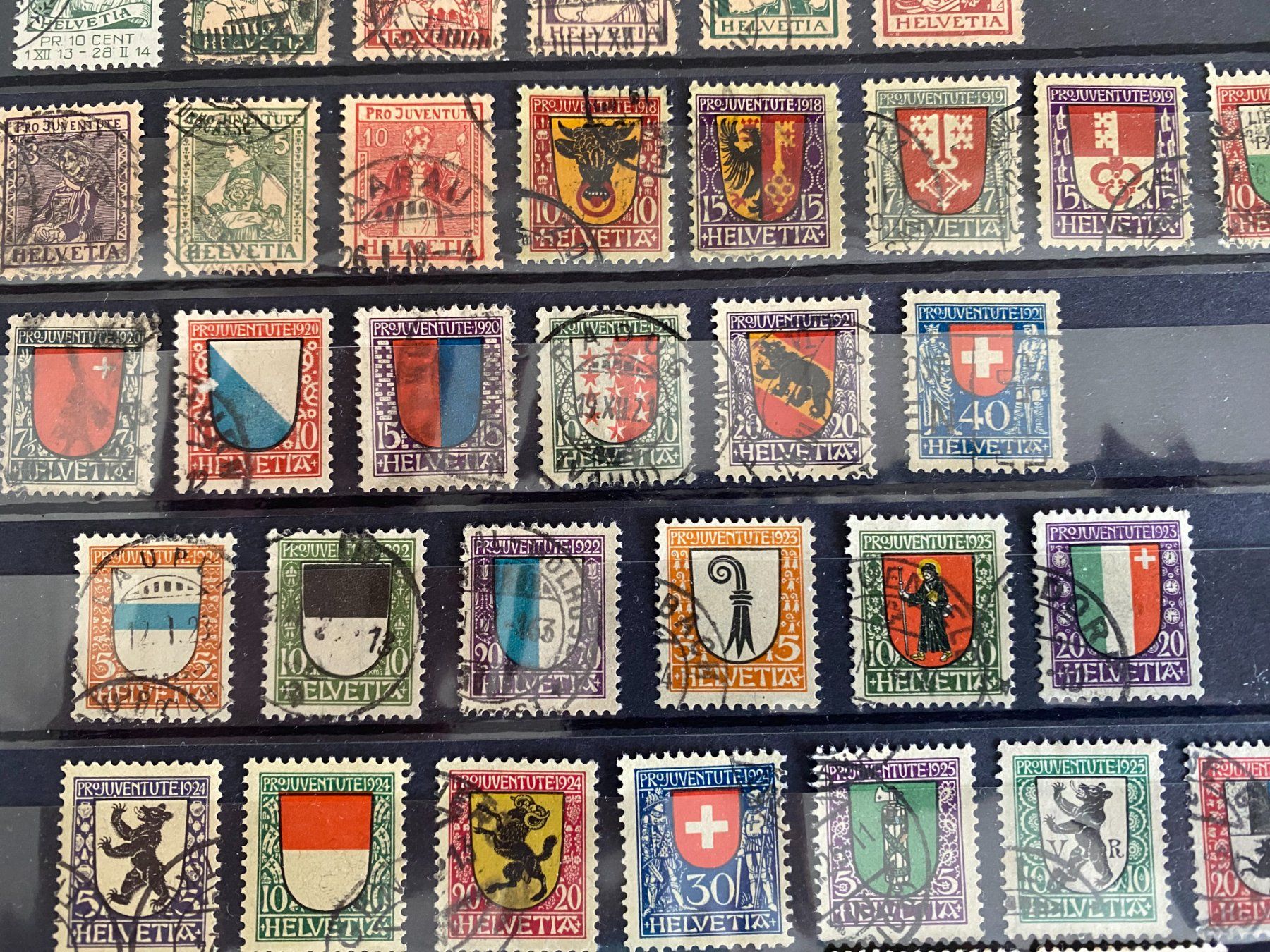 Alle Briefmarken: Briefmarken Sammlung Pro Juventute Schweiz – Gebraucht aus matten b. interlaken von jfran17 3