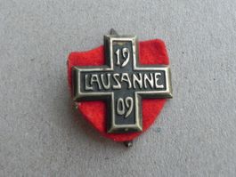 Abzeichen Eidg. Turnfest Sport Lausanne VD 1909 Turnkreuz