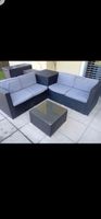 Rattan Lounge mit Aufbewahrungsbox 