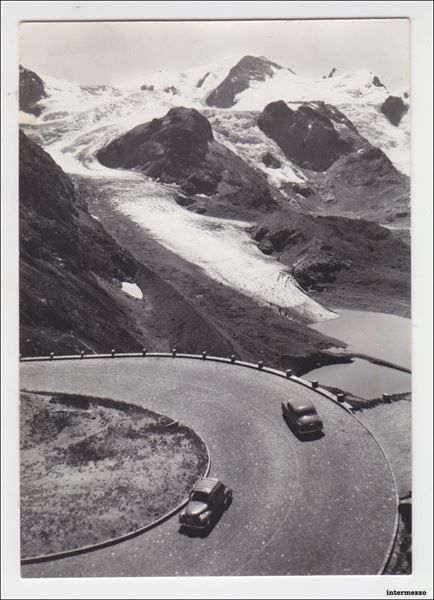 Ansichtskarten: Sustenstrasse // Oldtimer Steingletscher – Antik aus Basel von intermezzo12