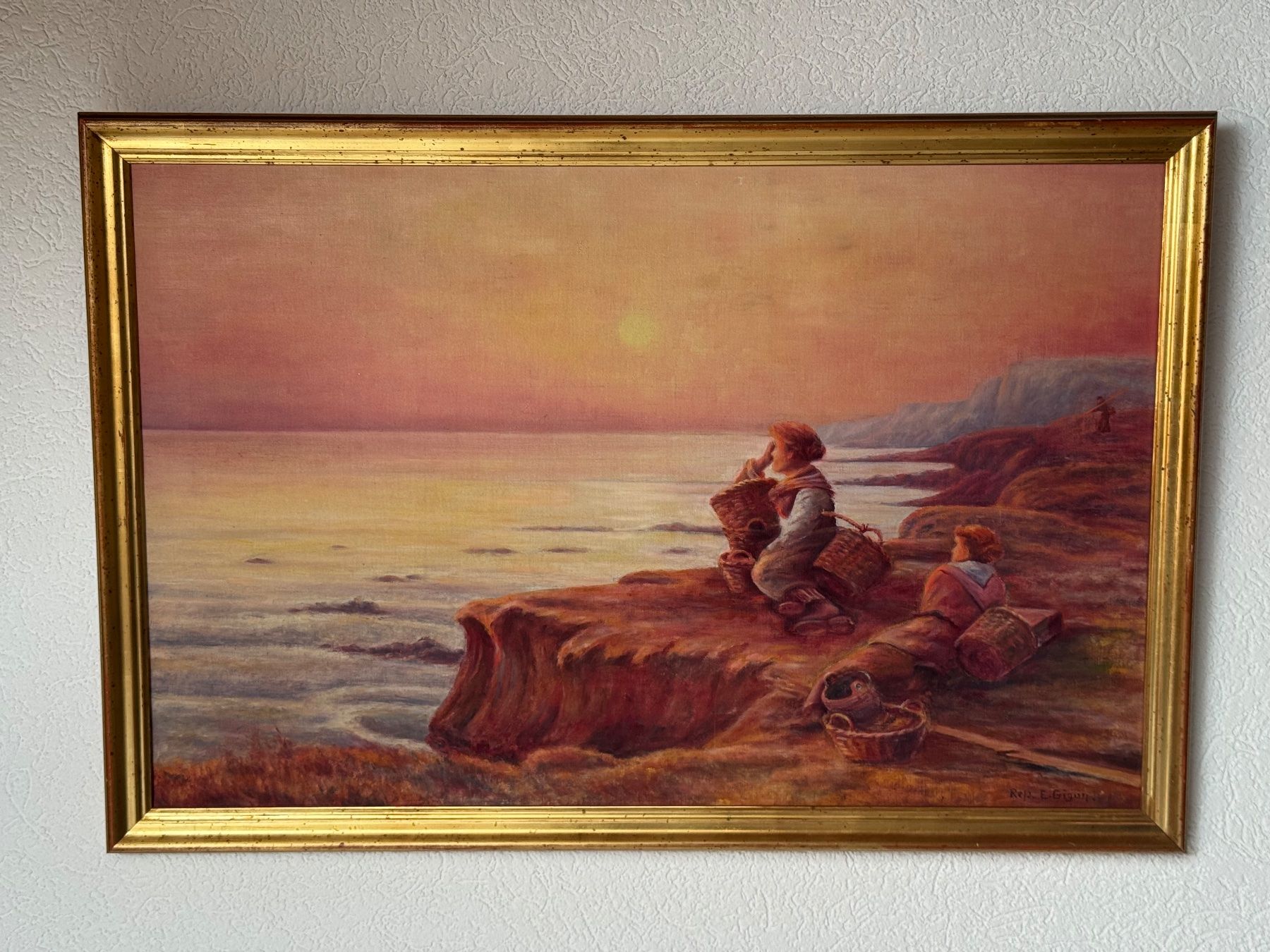 Dipinti: Peinture sur toile signée ''Rep. E. Gigon'' – Usato da Tramelan venduto da lolopat