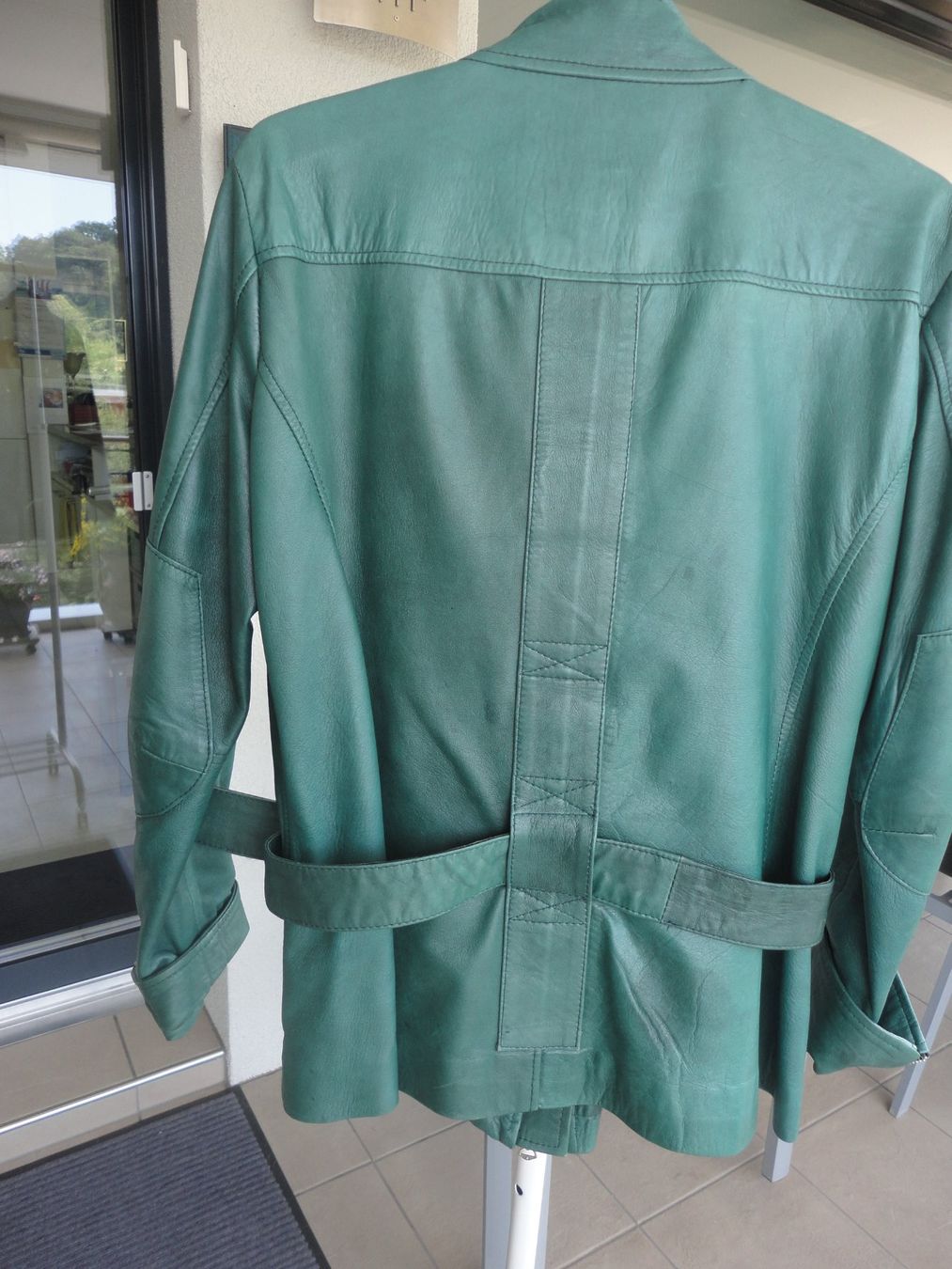 Giacche: Grüne Damen-Lederjacke Gr. M – Usato da Birmensdorf ZH venduto da res_wh2b 1