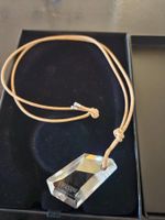 Swarovski Lederkette mit Kristallanhänger selten