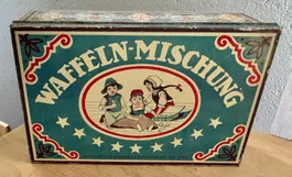 Alte Blechdose Biscuits Schweiz.Confiserie& Biscuitsfabriken