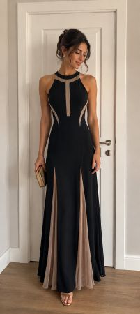 Black Evening Long Dress